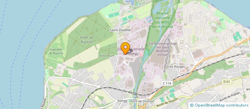 localisation de l'entreprise TROTTINETTE FREESTYLE à THONON-LES-BAINS