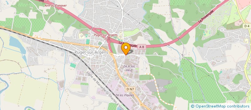 localisation de l'entreprise TROTTINEX à PUGET-SUR-ARGENS
