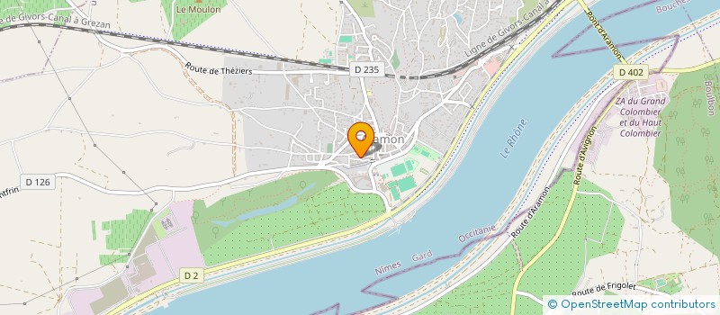 localisation de l'entreprise TROTTINPLOMB-SERVICE  ARAMON