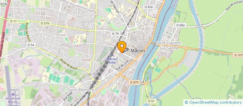 localisation de l'entreprise TROTTNCYCLE à MACON