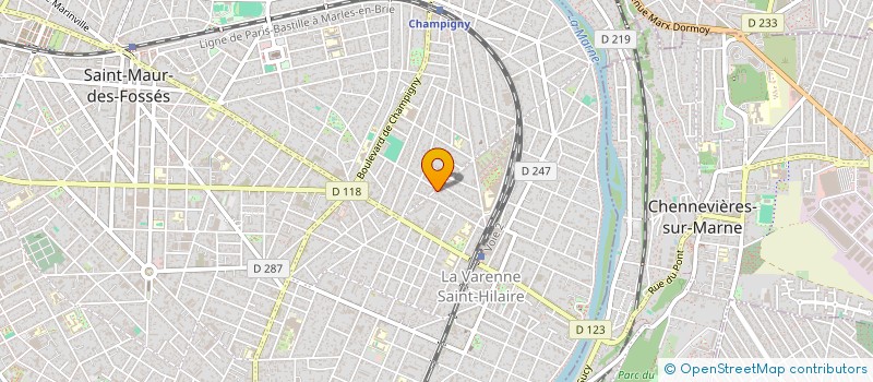 localisation de l'entreprise TROU AUX BICHES à SAINT-MAUR-DES-FOSSES