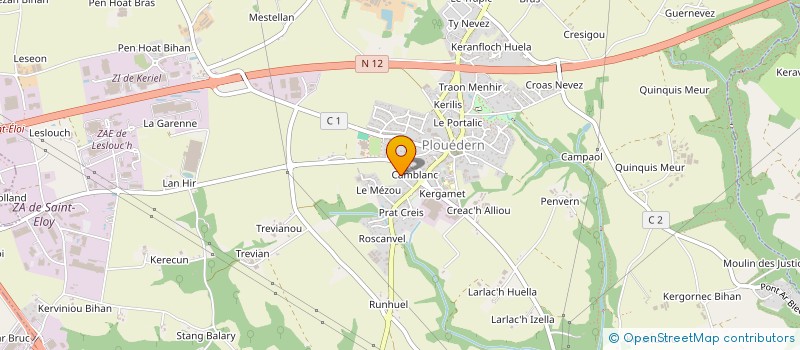 localisation de l'entreprise TROU DE MEMOIRE  PLOUEDERN