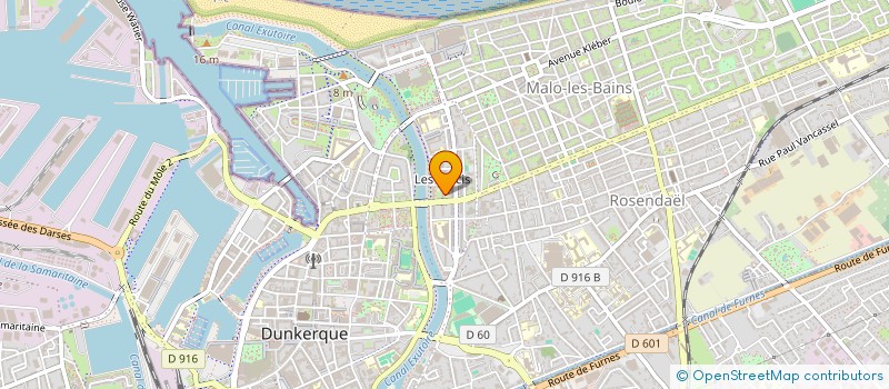 localisation de l'entreprise TROU NOIR à DUNKERQUE