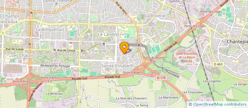 localisation de l'entreprise TROU NOIR à RENNES