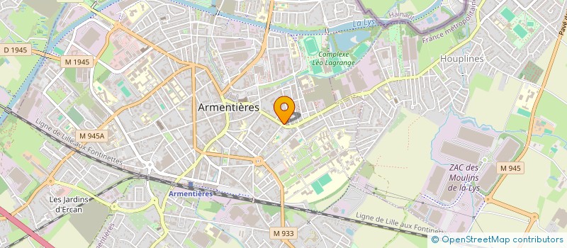 localisation de l'entreprise TROUBAT TRANSPORTS à ARMENTIERES