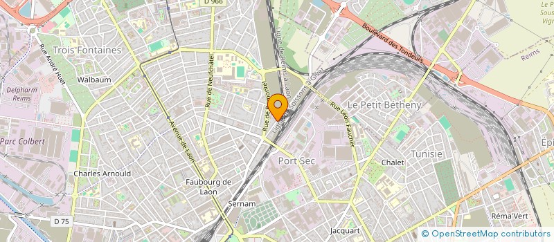 localisation de l'entreprise TROUBLES DU COMPORTEMENT ASSOCIATION DE PARENTS  REIMS