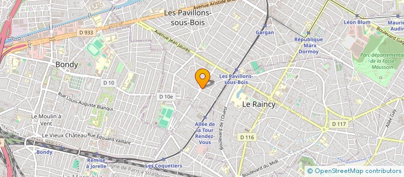 localisation de l'entreprise TROUBLES ET NOUS  LES PAVILLONS-SOUS-BOIS