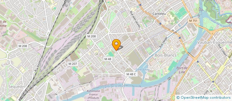 localisation de l'entreprise TROUBOUCH & FRERES à LILLE