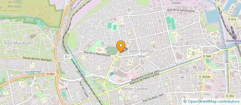 localisation de l'entreprise TROUCHAUD à DUNKERQUE