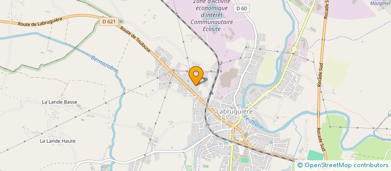 localisation de l'entreprise TROUCHE-ESTEVE-FABRE  LABRUGUIERE