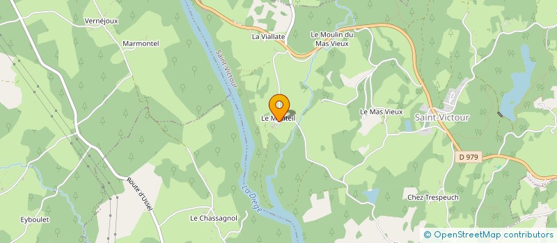 localisation de l'entreprise TROUCHE INDIVISION  SAINT-VICTOUR