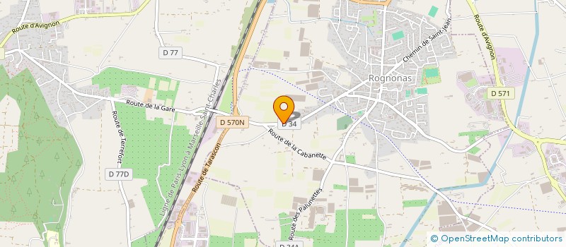 localisation de l'entreprise TROUCHE MAS DE CORNE  ROGNONAS