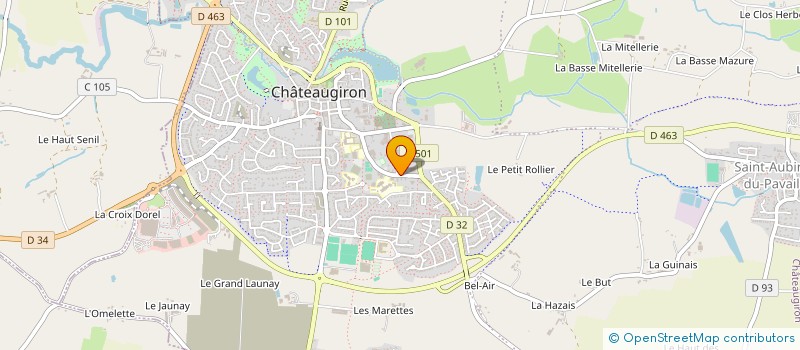 localisation de l'entreprise TROUFFLARD  CHATEAUGIRON