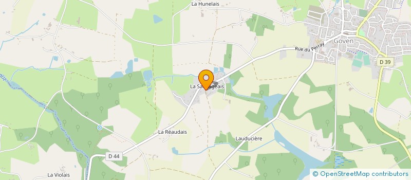 localisation de l'entreprise TROUFFLARD & ASSOCIES à GOVEN
