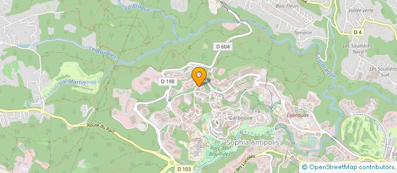 localisation de l'entreprise TROUHAUT PV 2 EST  VALBONNE