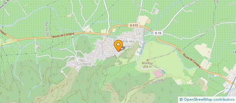 localisation de l'entreprise TROUILLAS JARDINS  CORBERE
