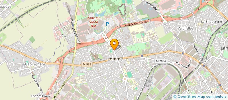 localisation de l'entreprise TROUILLE à LILLE