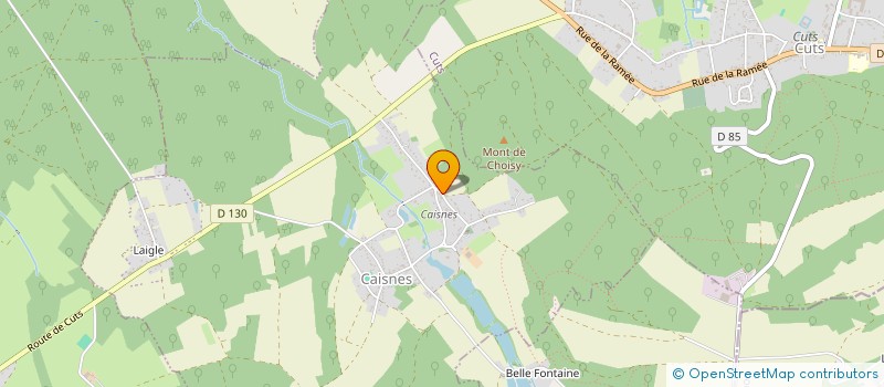 localisation de l'entreprise TROUILLET à CAISNES