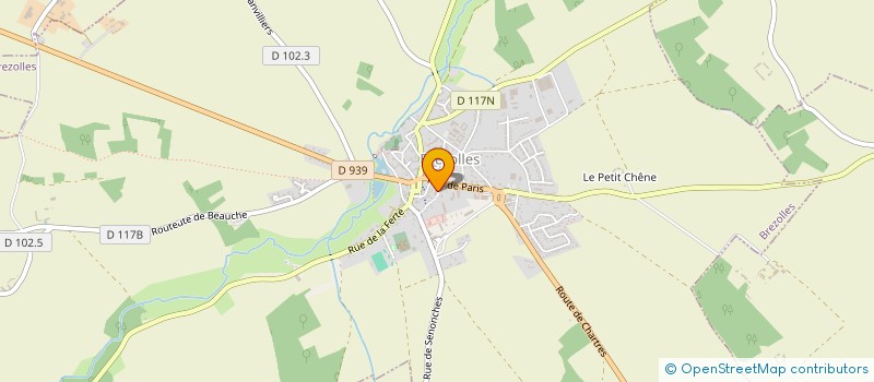 localisation de l'entreprise TROUILLET MENUISERIE à BREZOLLES