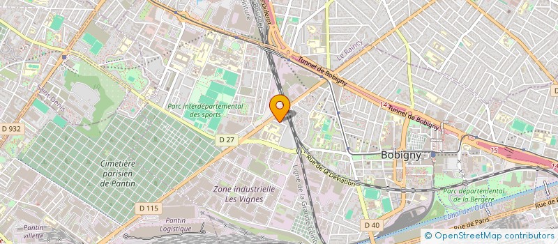 localisation de l'entreprise TROUPE DE DANSE SERBE ORO  BOBIGNY