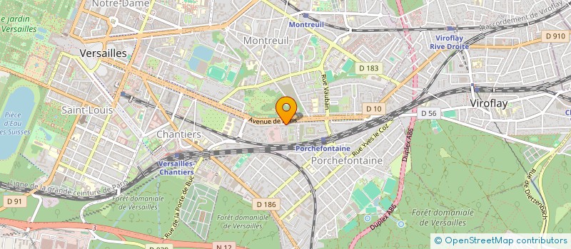 localisation de l'entreprise TROUPE DE L'ETOILE à VERSAILLES