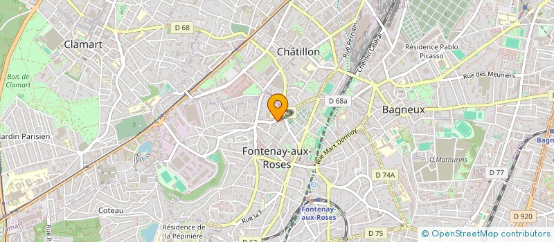 localisation de l'entreprise TROUPE DE THEATRE PLANETE à FONTENAY-AUX-ROSES