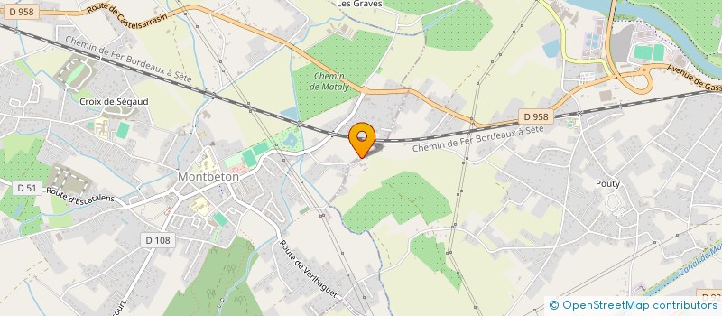 localisation de l'entreprise TROUPE DES TROIS RIVIERES  MONTAUBAN