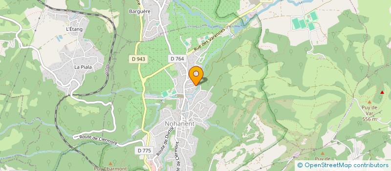 localisation de l'entreprise TROUPE DU THEATRE DE L'ATELIER  CLERMONT-FERRAND