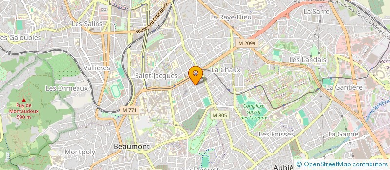 localisation de l'entreprise TROUPE INITIATRICE DES AVENTURES CLERMONTOISES  CLERMONT-FERRAND