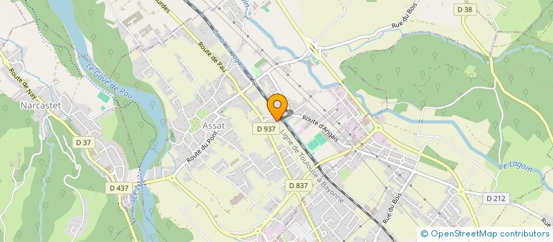 localisation de l'entreprise TROUPE LA SEVE DES PLANCHES  ASSAT