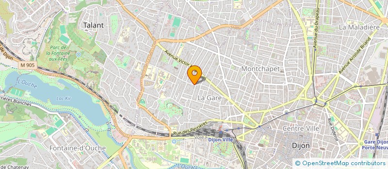 localisation de l'entreprise TROUPE PONCTUATION !  DIJON