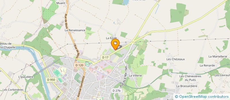 localisation de l'entreprise TROUPE PRELUDE EN BERRY à LE BLANC