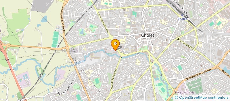 localisation de l'entreprise TROUPE REUNIE POUR LA POESIE ET LA LIBERTE à CHOLET