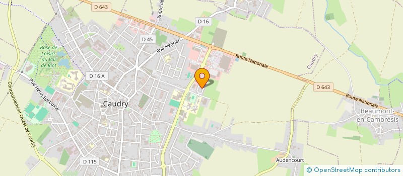 localisation de l'entreprise TROUPE RHAPSODY  CAUDRY