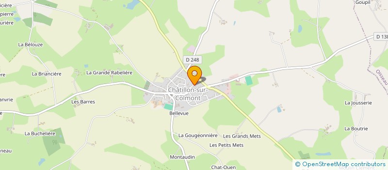 localisation de l'entreprise TROUPE THEATRALE CHATILLONNAISE  CHATILLON-SUR-COLMONT