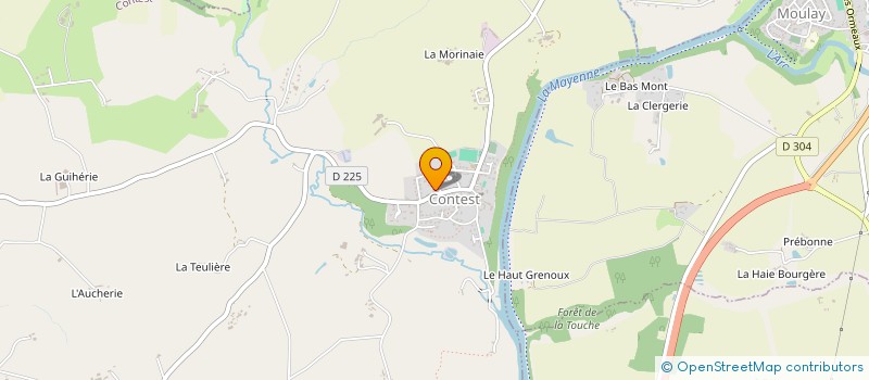 localisation de l'entreprise TROUPE THEATRALE CONTES ET COMEDIES  CONTEST