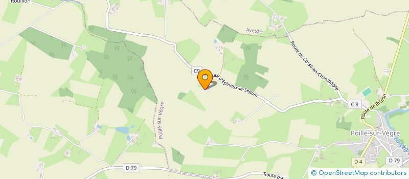 localisation de l'entreprise TROUPE THEATRALE DU CEDRE  POILLE SUR VEGRE