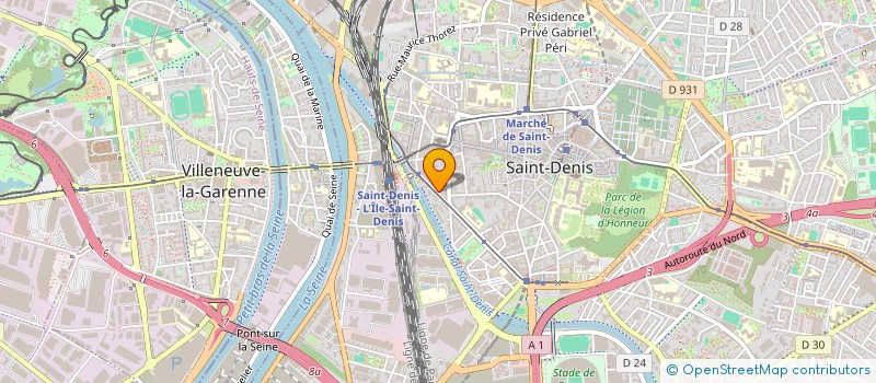 localisation de l'entreprise TROUPEAU D'INTERET COLLECTIF CITADIN à SAINT-DENIS