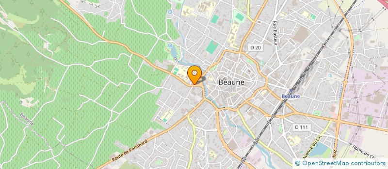 localisation de l'entreprise TROUSSARD EXPERTISE COMPTABLE à BEAUNE