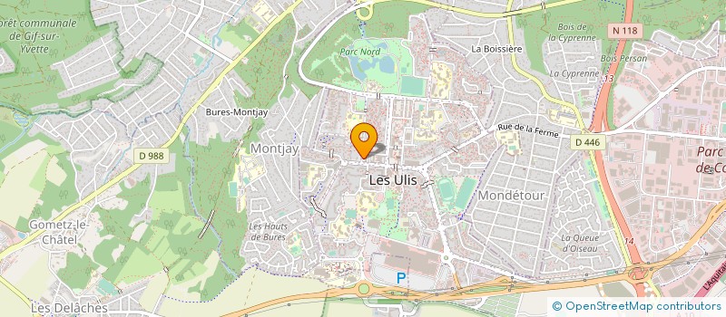 localisation de l'entreprise TROUSSEAU à LES ULIS