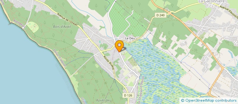 localisation de l'entreprise TROUSSEREAU-MURAIL à LE CHATEAU-D'OLERON