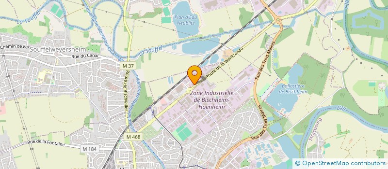 localisation de l'entreprise TROUSSO IMMOBILIER  HNHEIM