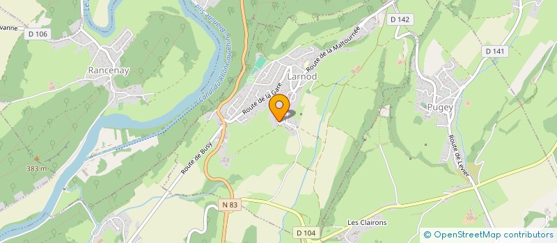 localisation de l'entreprise TROUTOT TP à LARNOD
