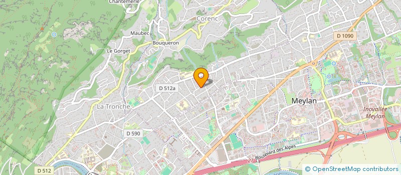 localisation de l'entreprise TROUTROU  CORENC