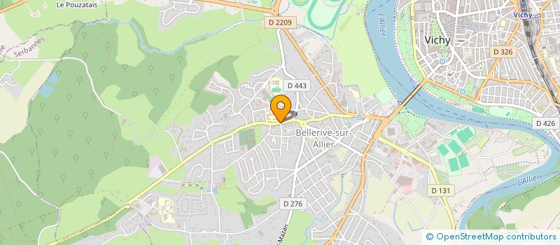 localisation de l'entreprise TROUV' TA VOIX  BELLERIVE-SUR-ALLIER