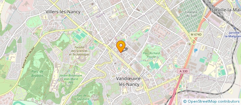 localisation de l'entreprise TROUVE DU BONHEUR  VANDUVRE-LES-NANCY