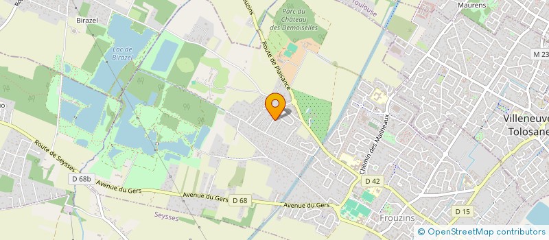 localisation de l'entreprise TROUVE MON GALET FROUZINS  FROUZINS