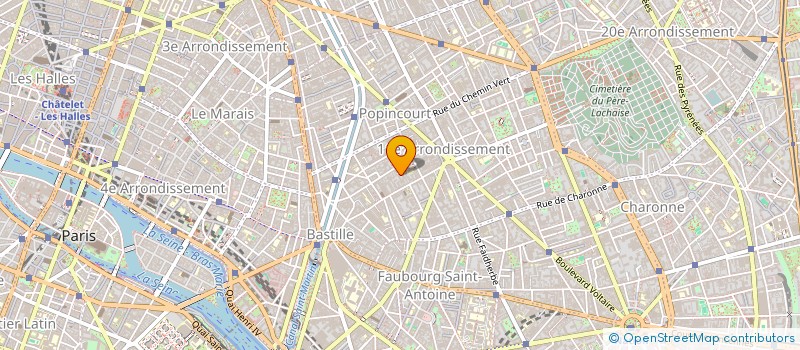 localisation de l'entreprise TROUVE TA SALLE à PARIS