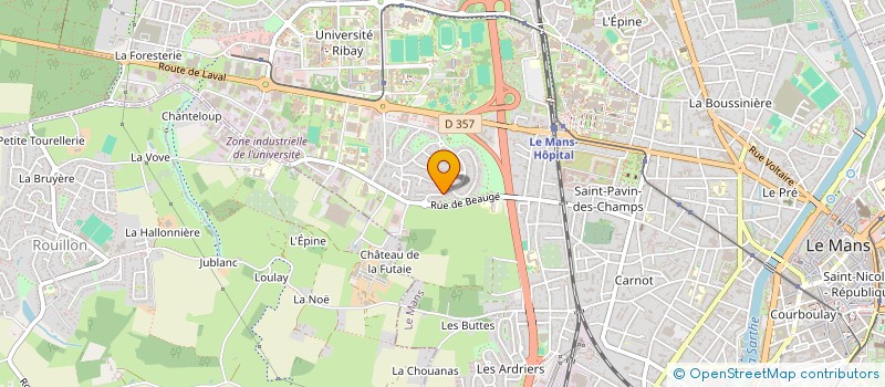 localisation de l'entreprise TROUVE TON VIN  LE MANS