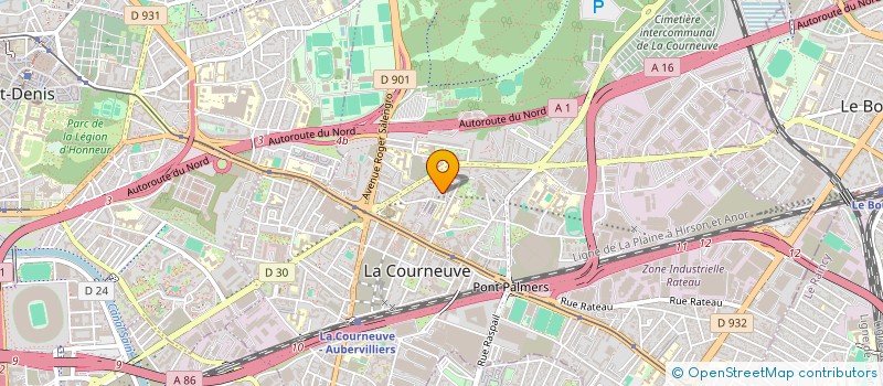 localisation de l'entreprise TROUVE TOUT DE CLICHY à LA COURNEUVE